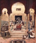 Paul-Louis Bouchard The Egyptian Dancing Girls oil painting reproduction
